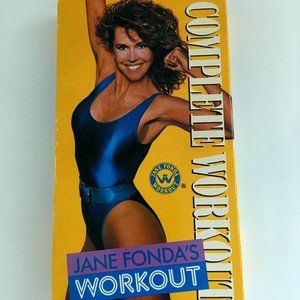 Jane Fonda VHS Complete Workout 1989 Collector